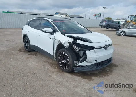 2022 Volkswagen Id.4 Pro S из США, поврежденный, VIN WVGTMPE23NP066752